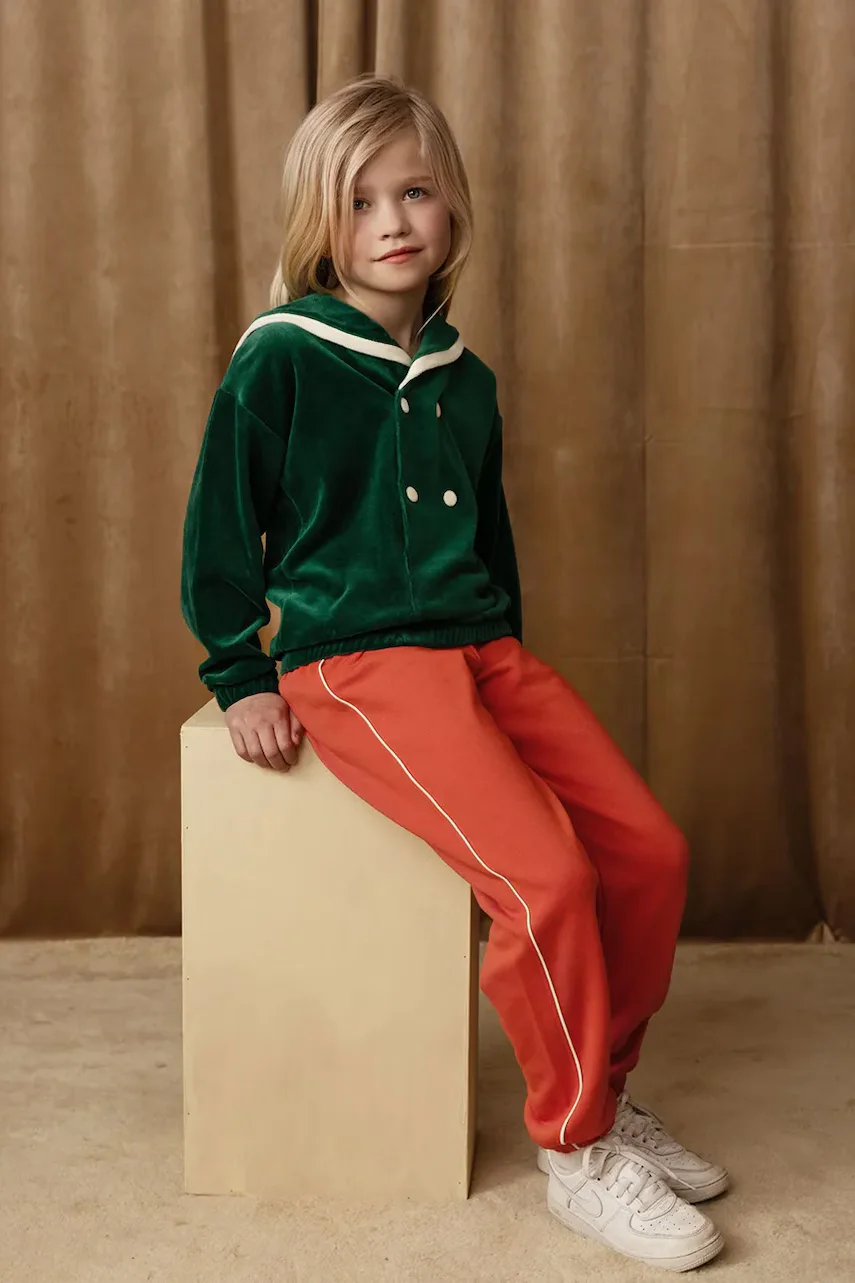 MINI RODINI Детски памучен суичър Sailor