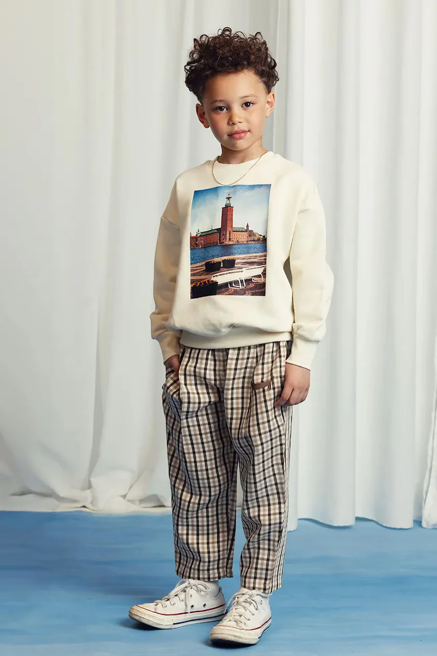MINI RODINI Детски панталон Gingham