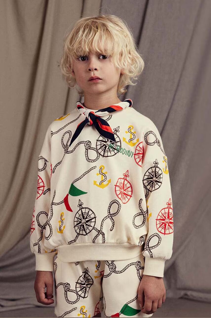 MINI RODINI Детски суичър Nautical
