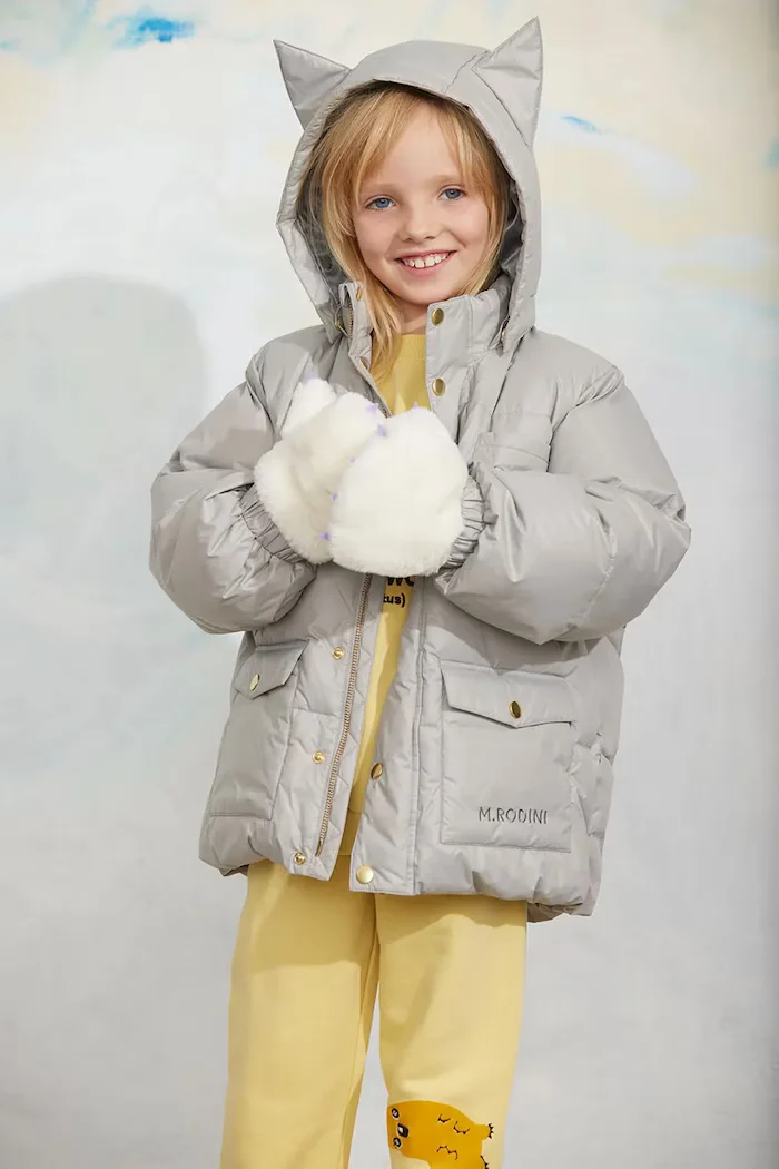 MINI RODINI ръкавици за деца бели 26760126