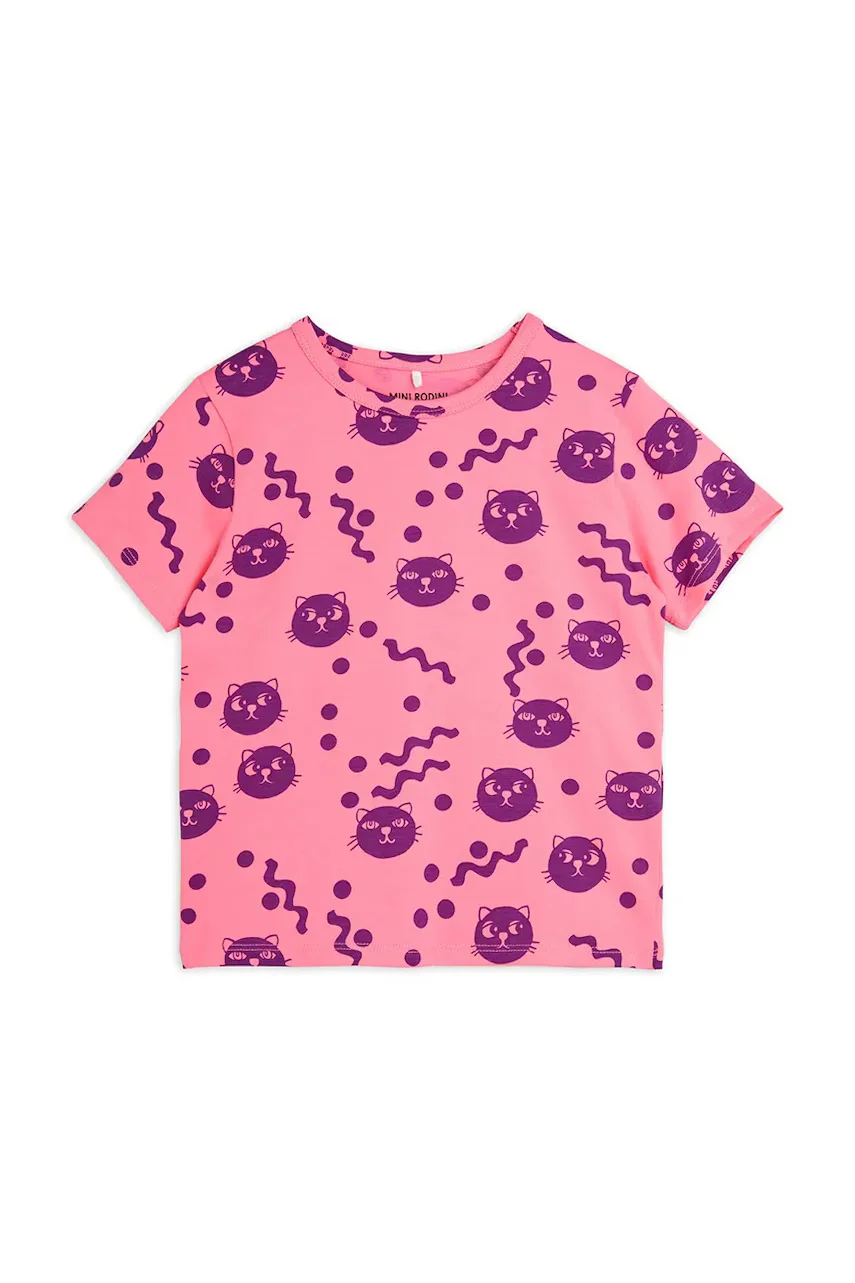 MINI RODINI Тениска Squiggly cats