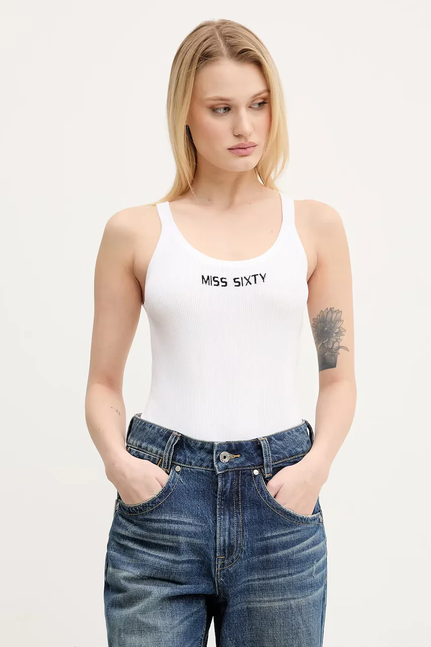 Miss Sixty Памучен топ