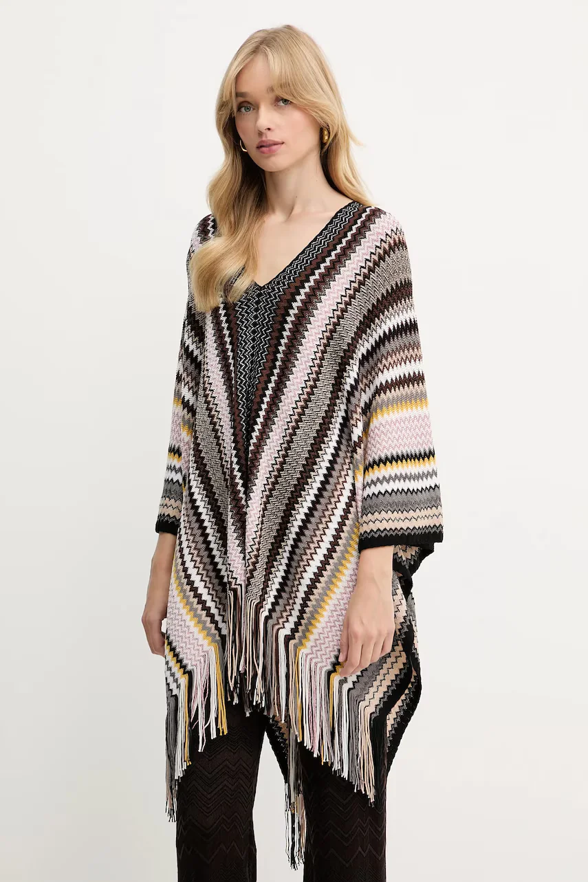 Missoni Вълнено пончо
