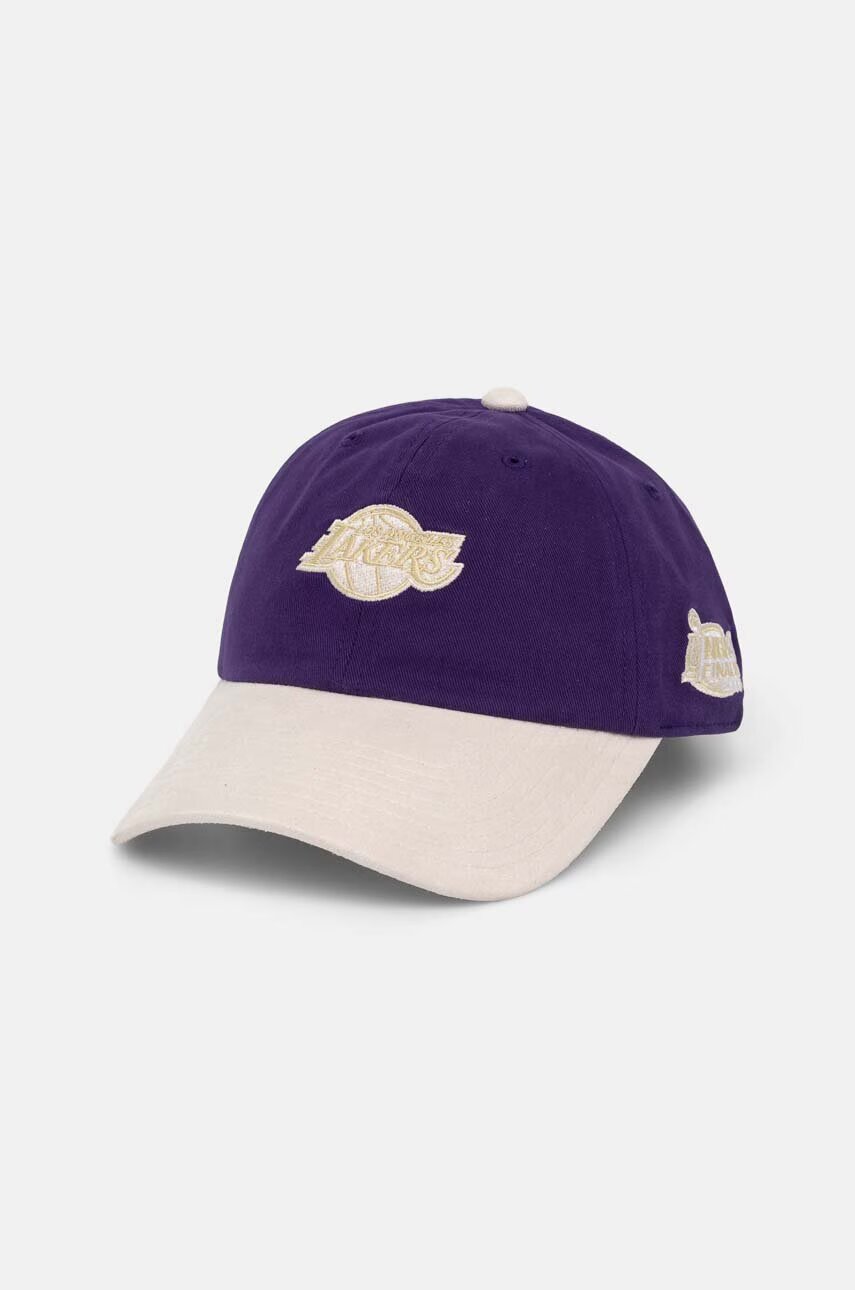 Mitchell & Ness Памучна шапка с козирка Los Angeles Lakers