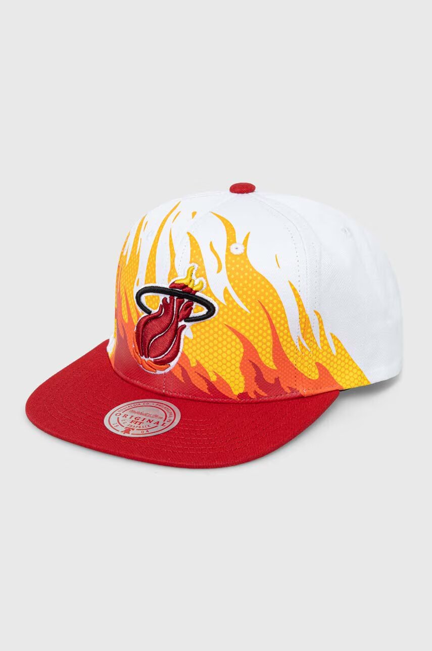 Mitchell & Ness Памучна шапка с козирка MIAMI HEAT