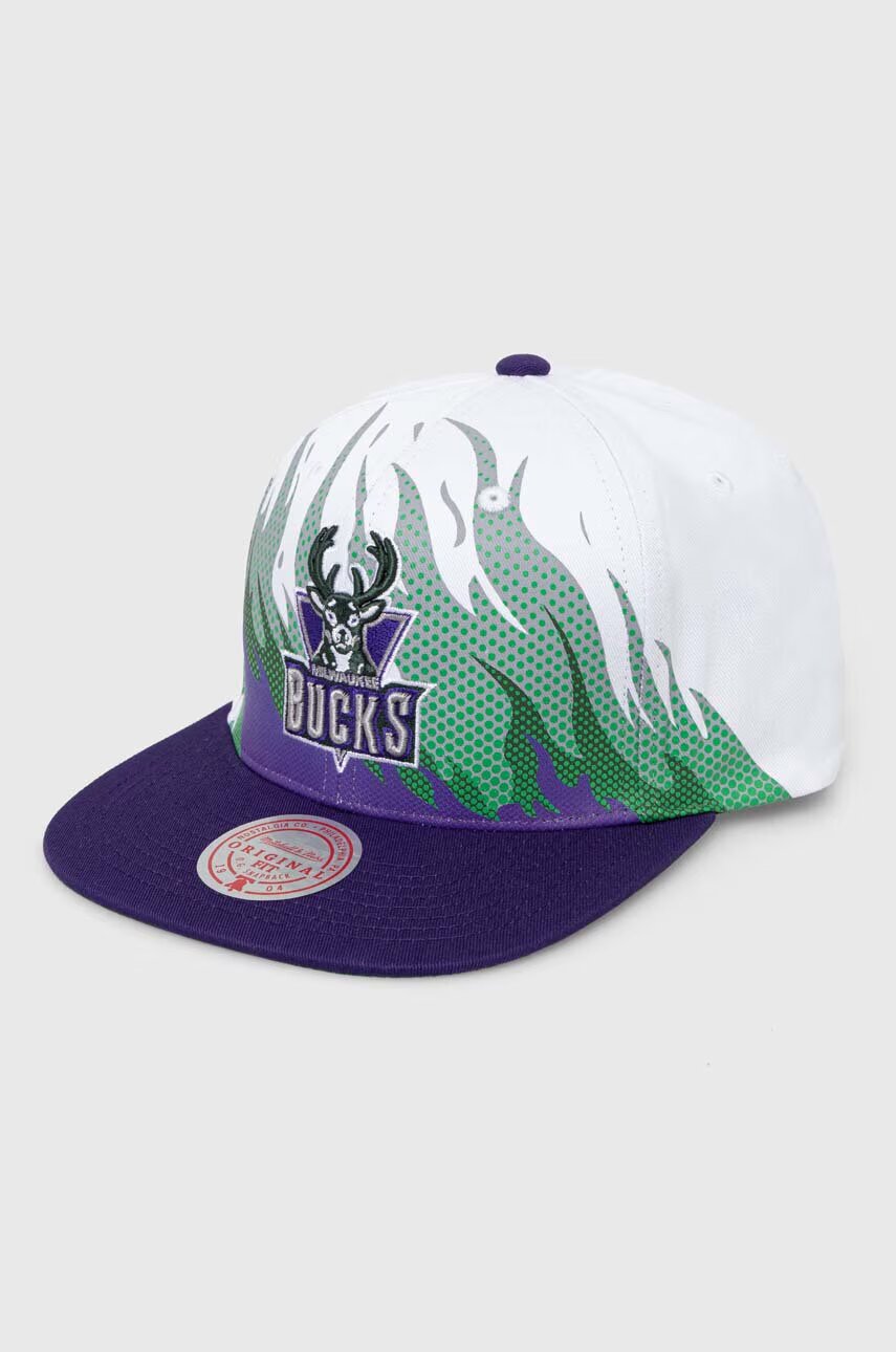 Mitchell & Ness Памучна шапка с козирка MILWAUKEE BUCKS
