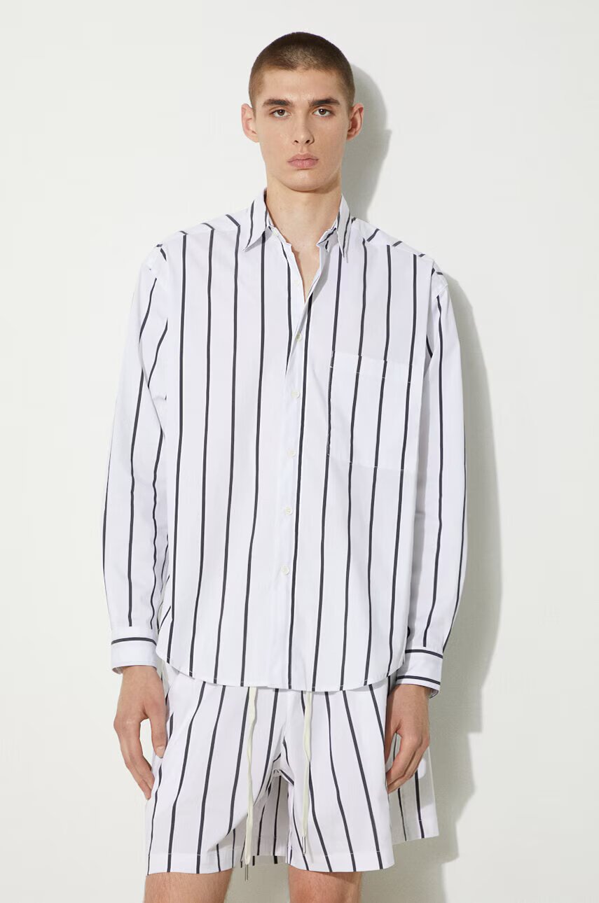 MKI MIYUKI ZOKU Памучна риза Striped Dress Shirt