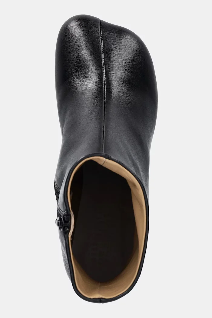 MM6 MAISON MARGIELA боти дамски от кожа черни S59WU0235.P3628