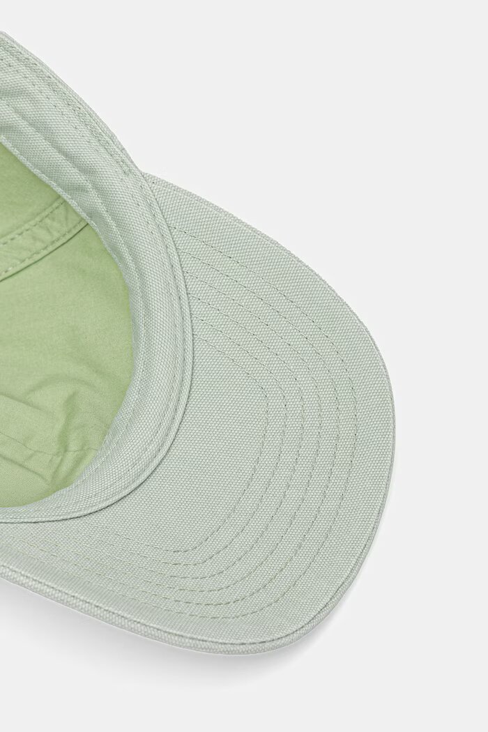 MM6 MAISON MARGIELA Памучна шапка с козирка в тюркоазено SH0TC0008.M35346