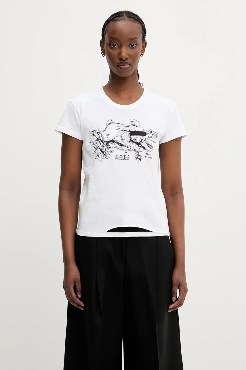 MM6 MAISON MARGIELA Памучна тениска