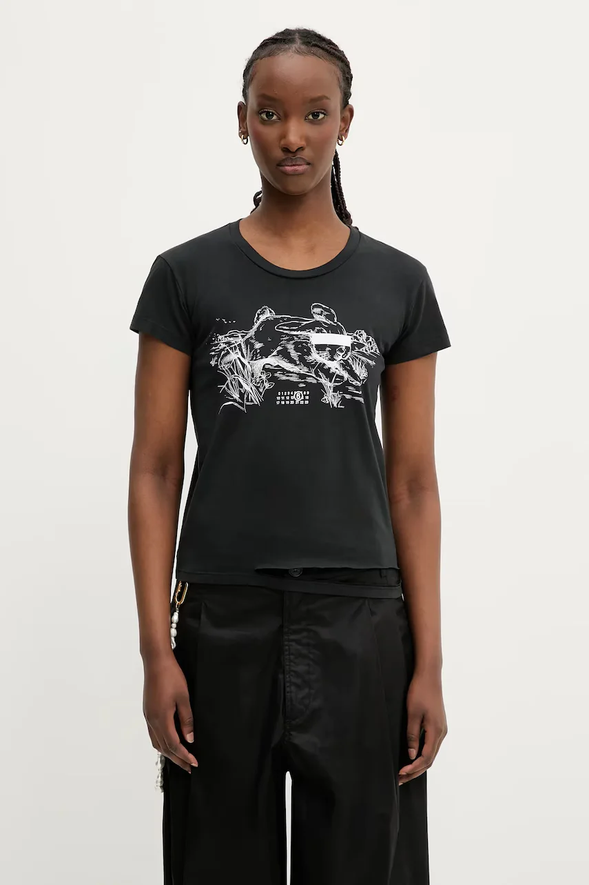 MM6 MAISON MARGIELA Памучна тениска