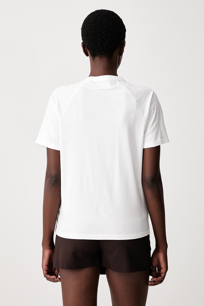 MM6 MAISON MARGIELA тениска дамска от памук бяла S62GD0224-M20048