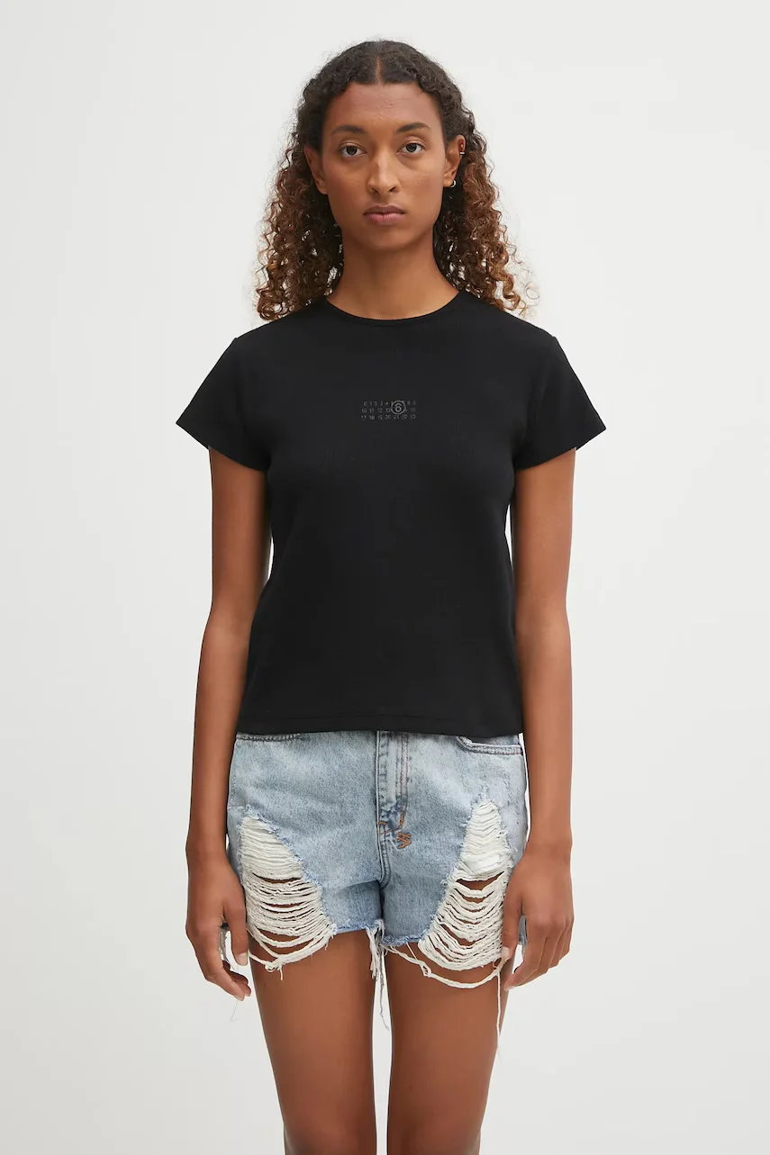 MM6 MAISON MARGIELA Тениска с вълна