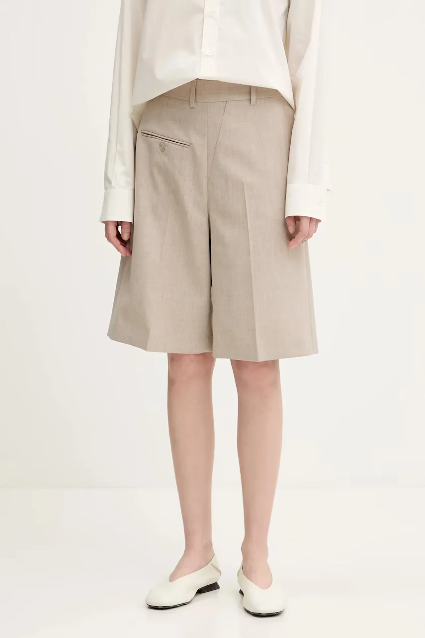 MM6 MAISON MARGIELA Вълнени къси панталони