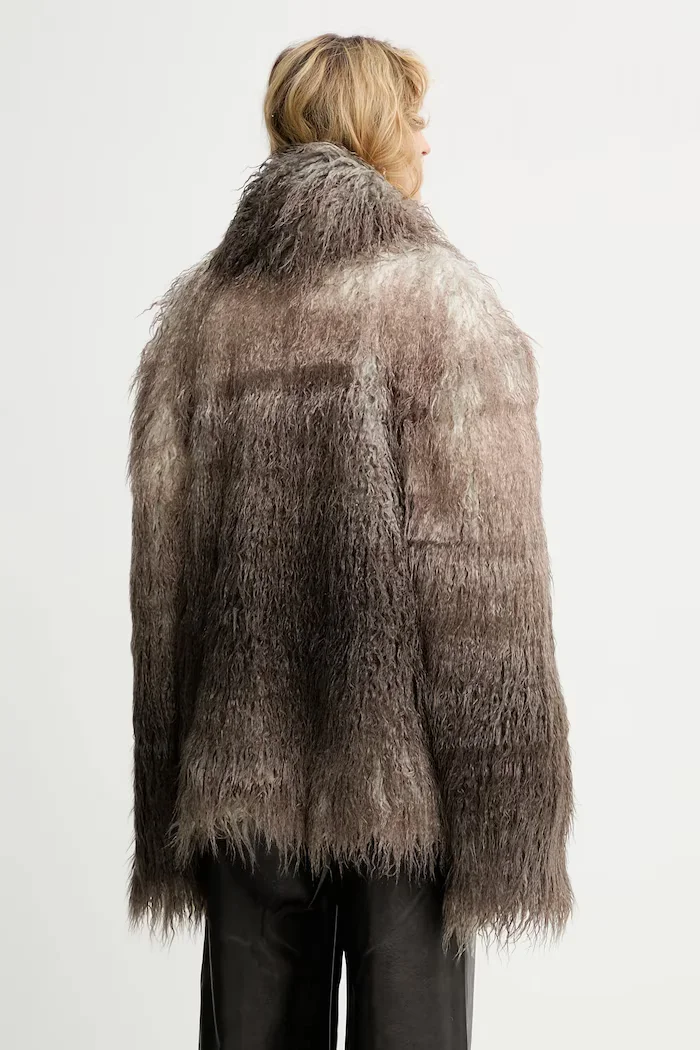 MMC STUDIO Палто в кафяво FLORO.FUR