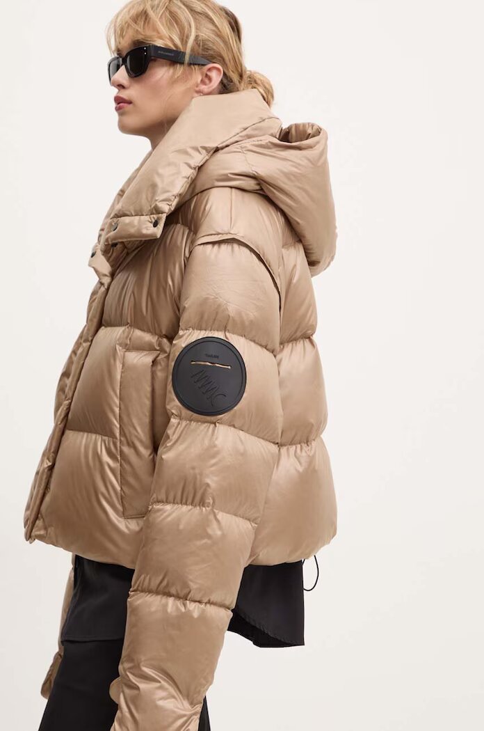 MMC STUDIO пухено яке дамско RAFO бежово RAFO.JACKET