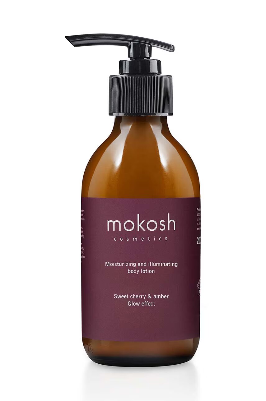 Mokosh Овлажняващ и озаряващ лосион за тяло Czereśnia & Bursztyn 200 ml