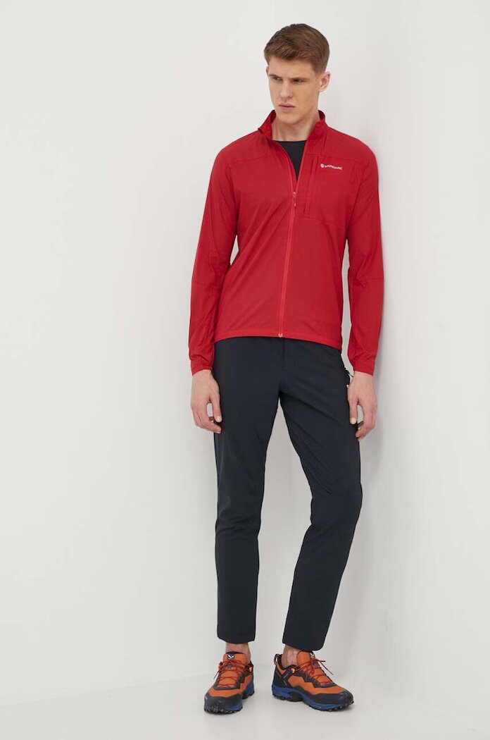 Montane Ветровка Featherlite в червено MFLJK15