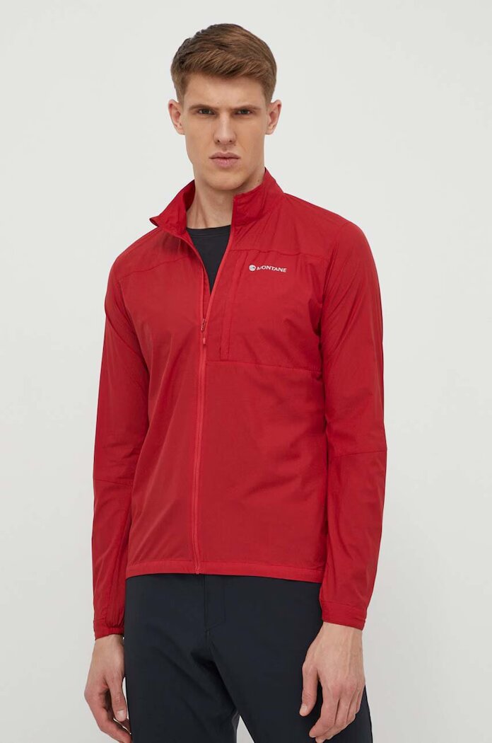 Montane Ветровка Featherlite в червено MFLJK15