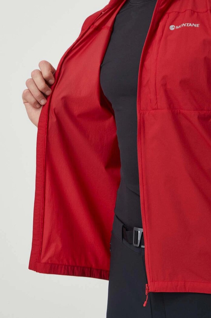 Montane Ветровка Featherlite в червено MFLJK15
