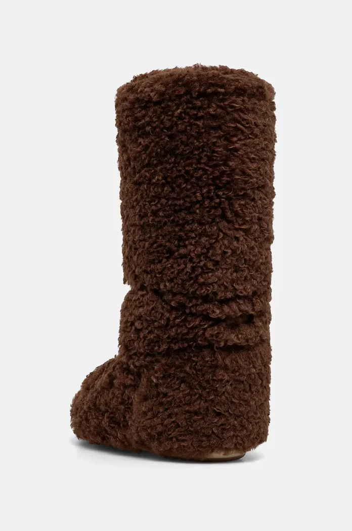 Moon Boot Апрески MB ICON CURLY EXTRA в кафяво 80D1403070 M010