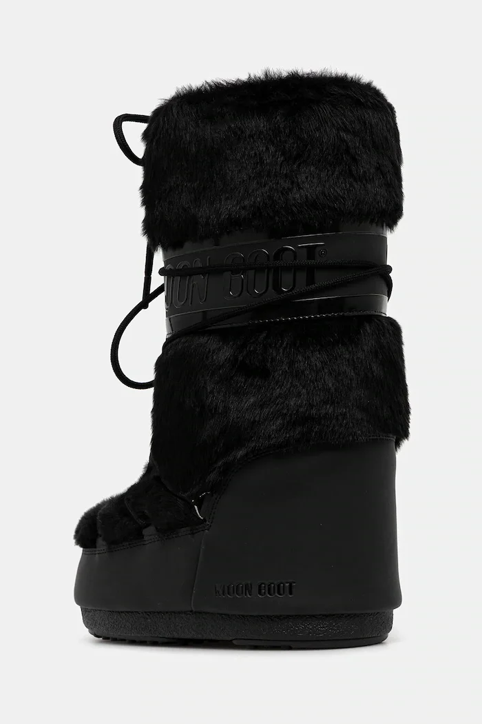 Moon Boot Апрески MB ICON FAUX FUR в черно 80D1408900 N001