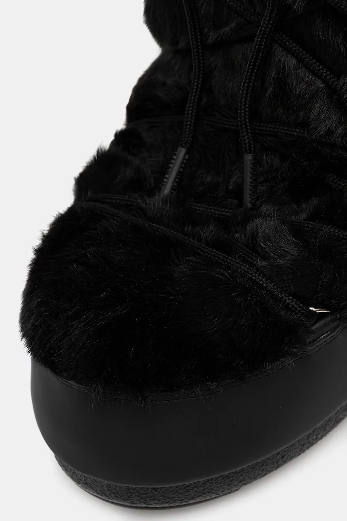 Moon Boot Апрески MB ICON FAUX FUR в черно 80D1408900 N001