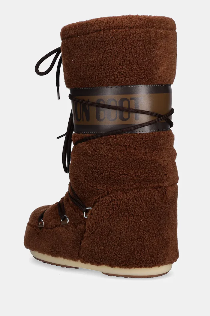 Moon Boot Апрески MB ICON FLEECE в кафяво 80D1403080 M004