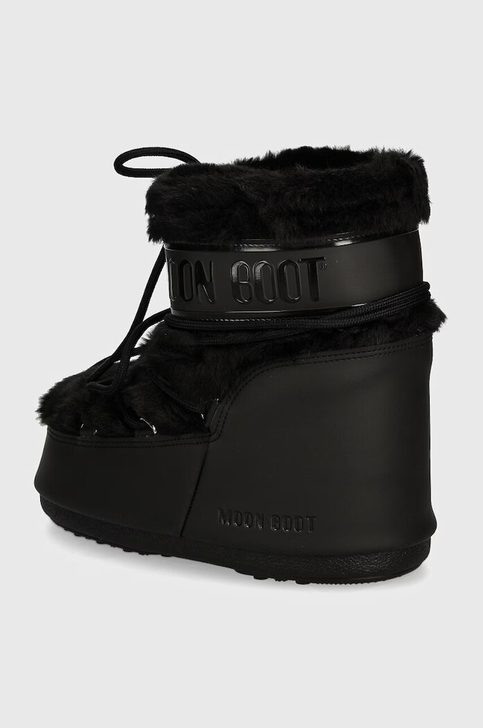 Moon Boot Апрески MB ICON LOW FAUX FUR в черно 80D1409390 N001