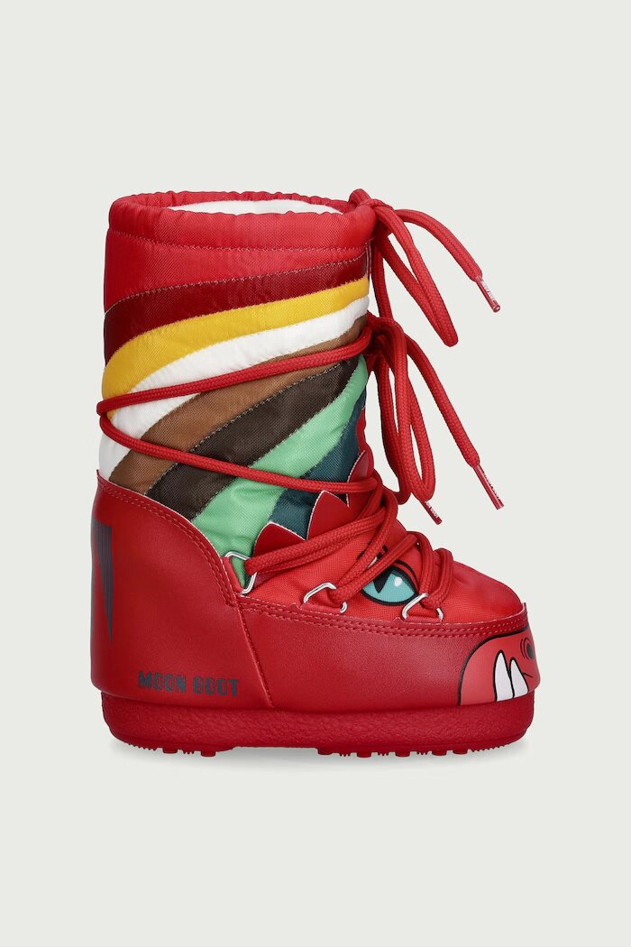 Moon Boot апрески за деца MB ICON DINO червени 80D3400320