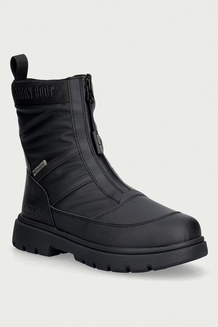 Moon Boot боти дамски MB COMBAT ZIP BOOT WP черни 80D2520010 N001