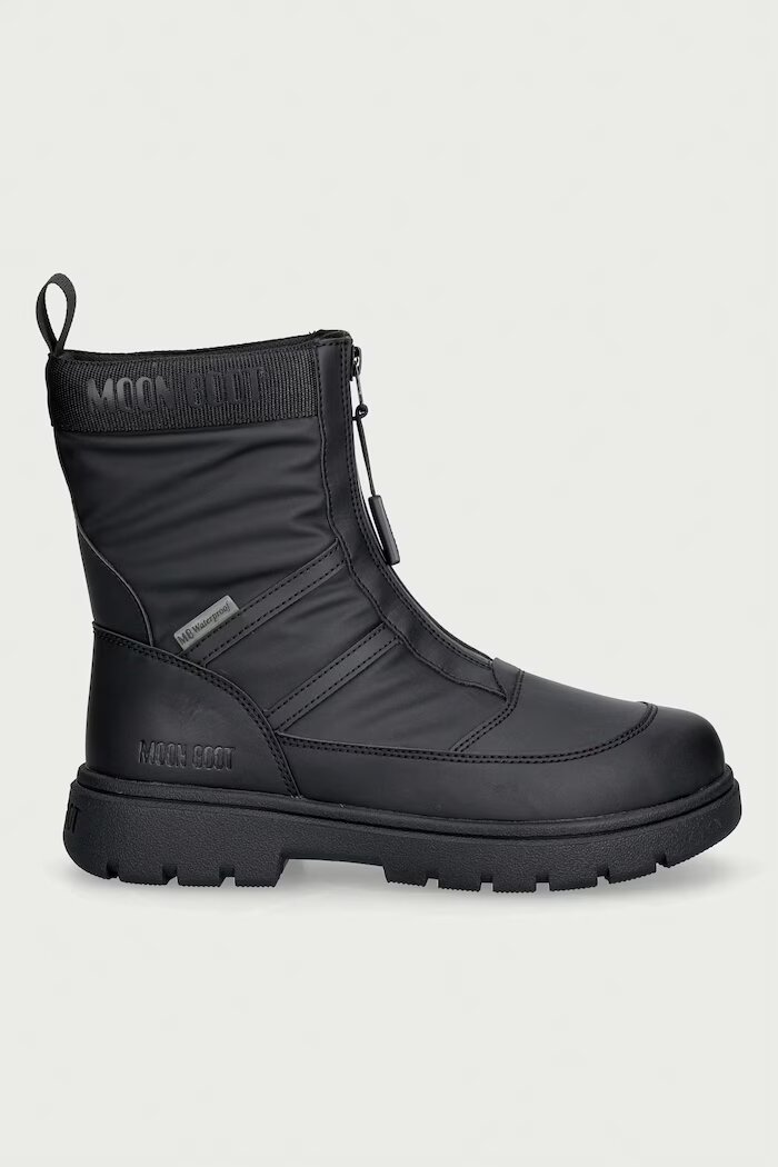 Moon Boot боти дамски MB COMBAT ZIP BOOT WP черни 80D2520010 N001
