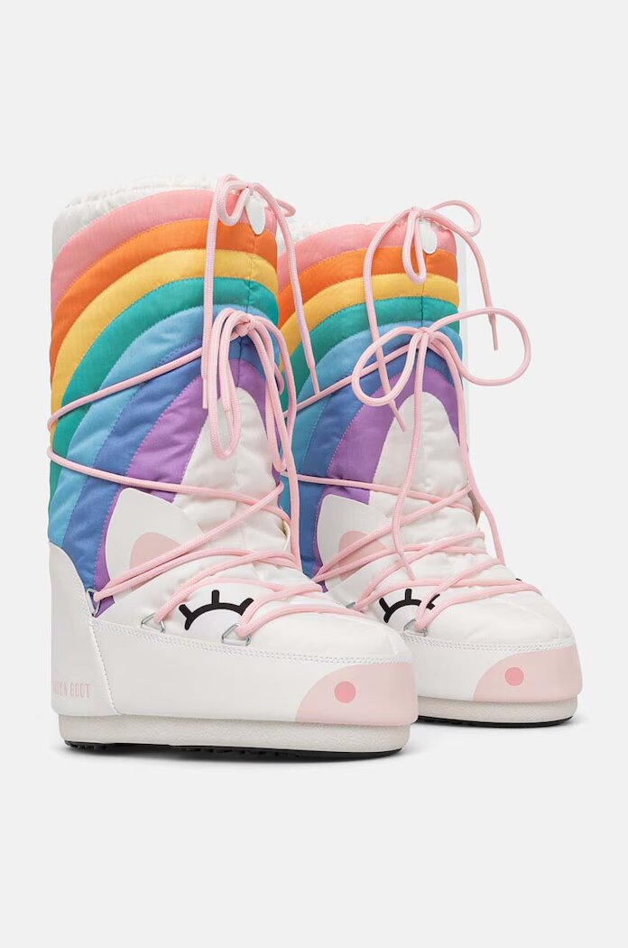 Moon Boot Детски апрески ICON UNICORN в бяло 80D3400270