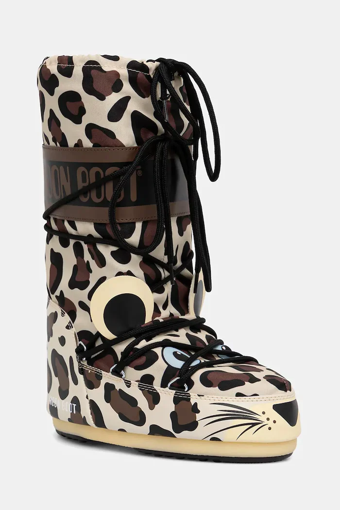 Moon Boot Детски апрески MB ICON ANIMAL в бежово 80D3400300