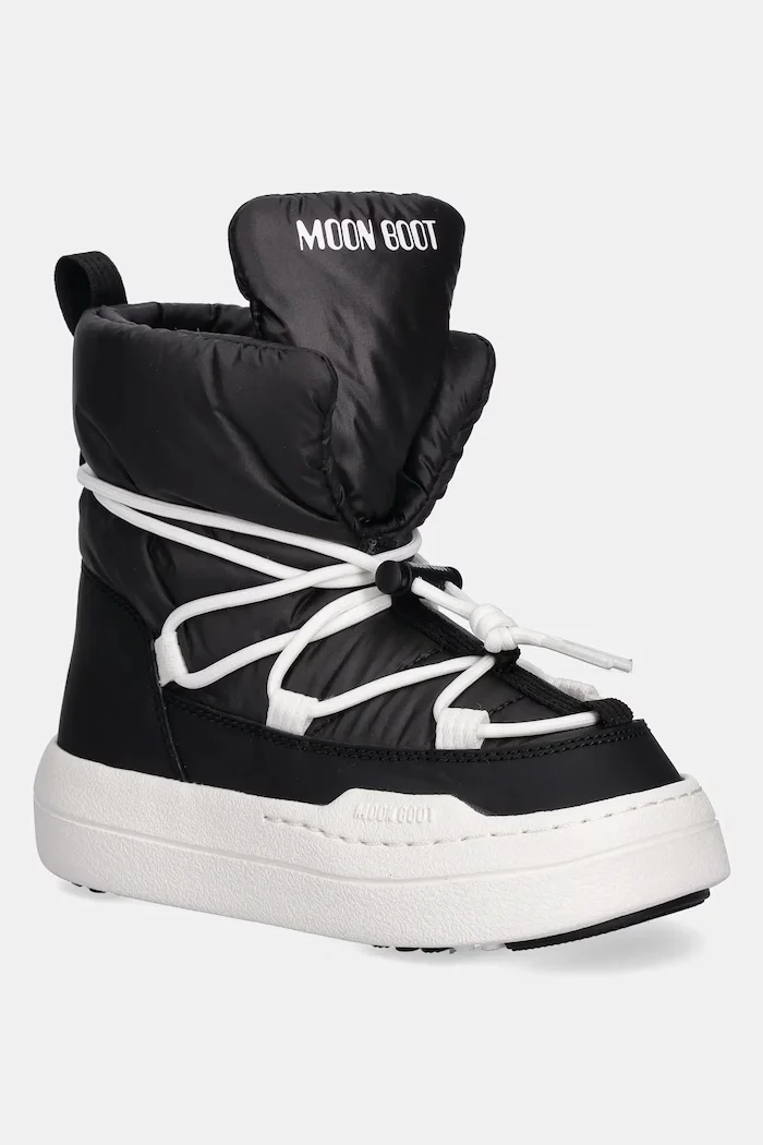 Moon Boot Детски апрески MB JR PARK LACE MID в черно 80D3440070