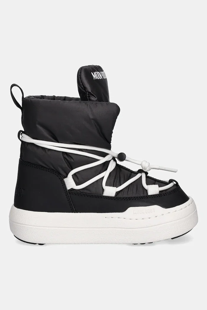 Moon Boot Детски апрески MB JR PARK LACE MID в черно 80D3440070