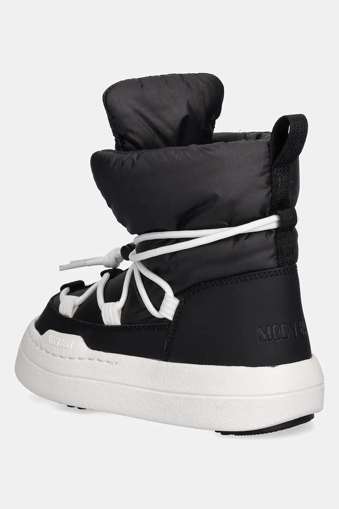Moon Boot Детски апрески MB JR PARK LACE MID в черно 80D3440070