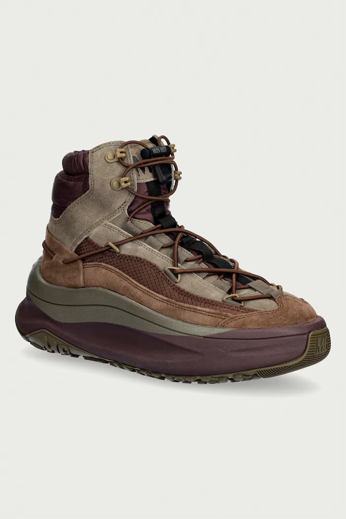 Moon Boot MB MOON247 XLACE MID апрески мъжки от кожа кафяви 80D2490070 HM04
