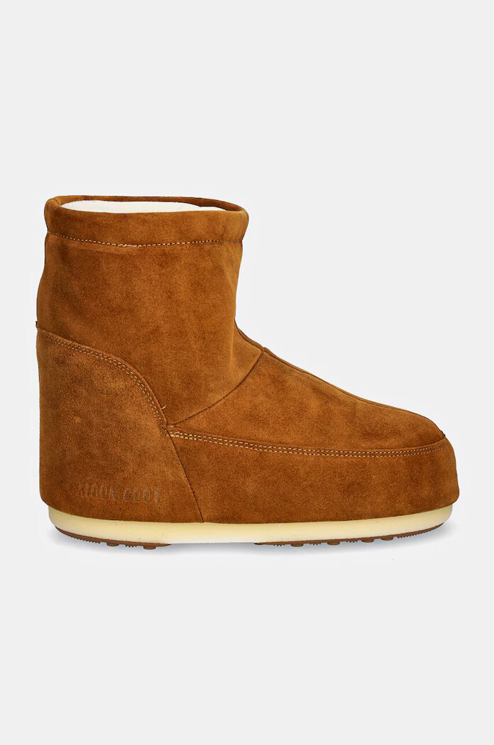 Moon Boot Велурени апрески Icon Low Nolace Suede в кафяво 80D1409400-M008