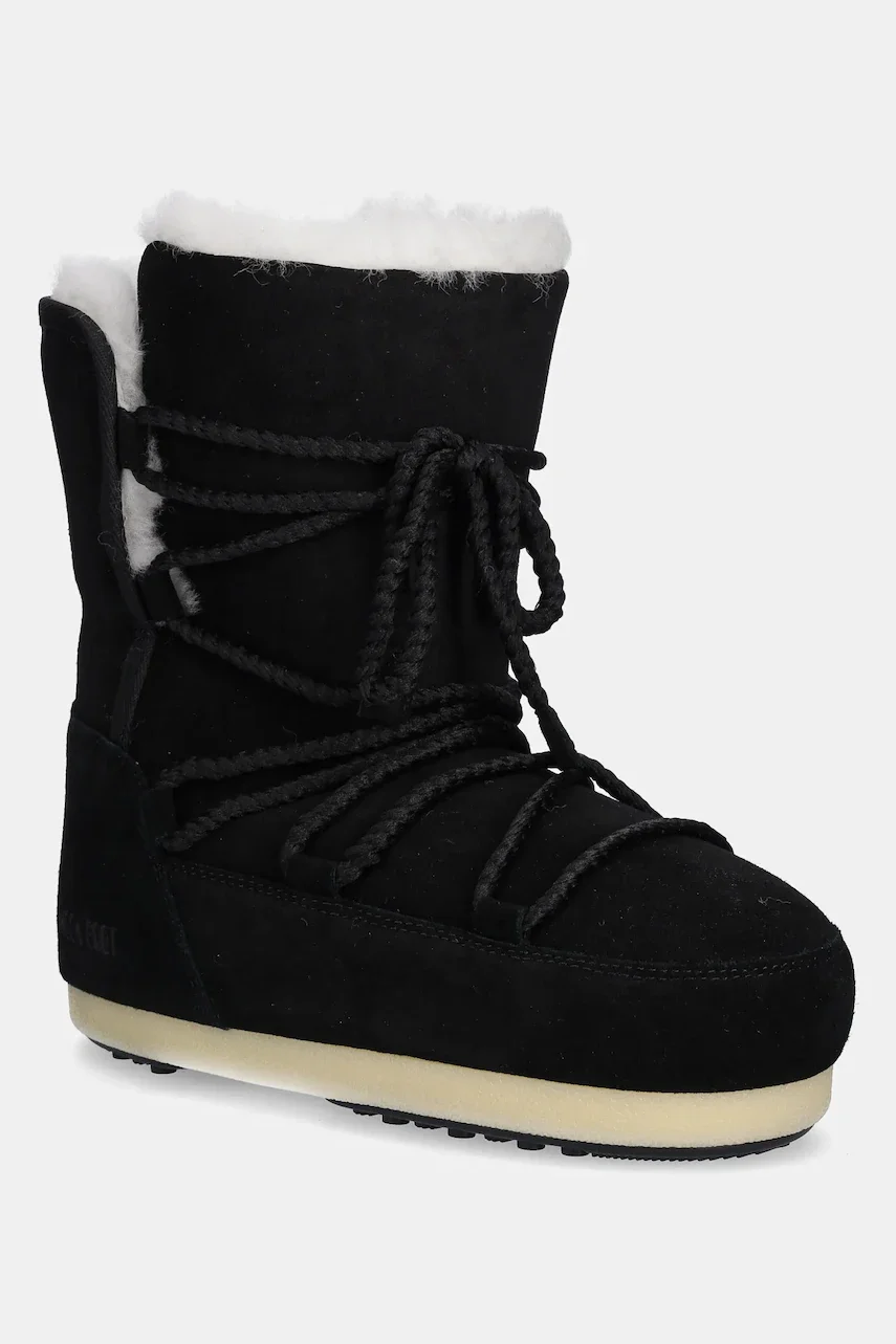 Moon Boot Велурени апрески MB EVX BOOT SUEDE / SHEARLING