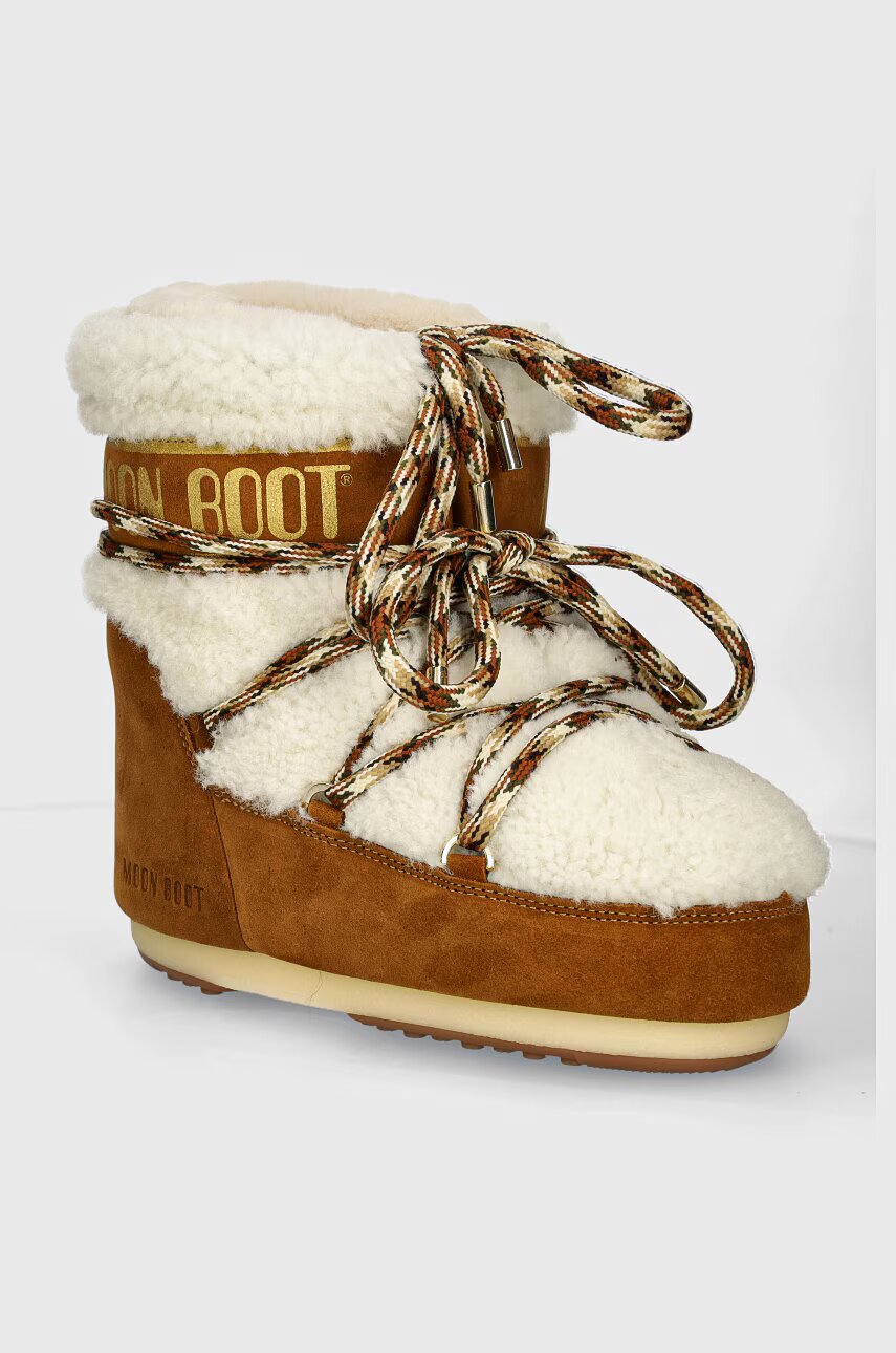 Moon Boot Велурени апрески MB ICON LOW SHEARLING