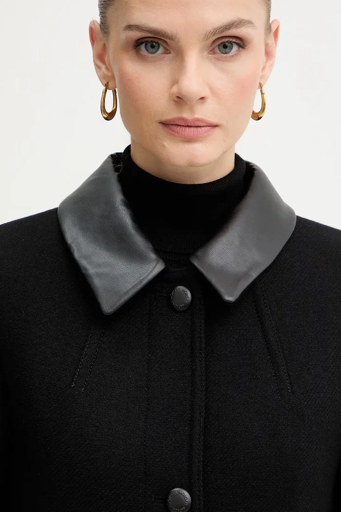 Morgan Палто с вълна в черно GBALI