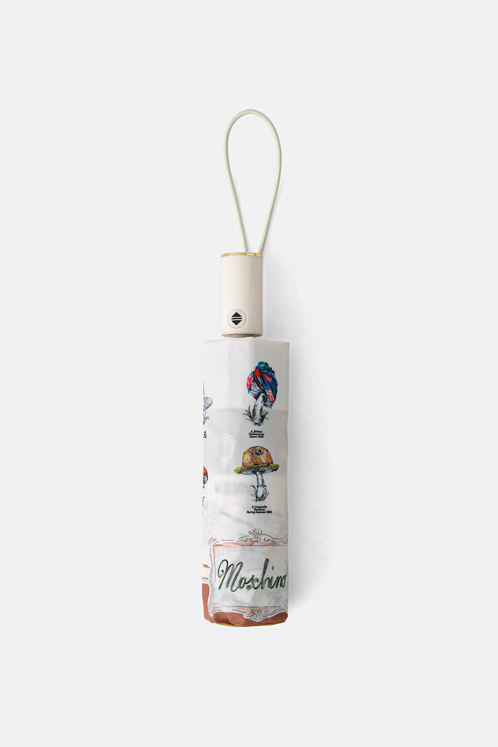 Moschino автоматичен чадър бежов 9124 OPENCLOSE