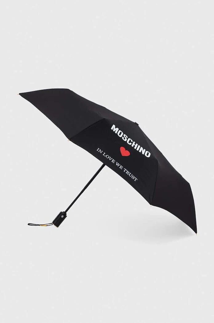 Moschino Чадър в черно 8956 OPENCLOSEA