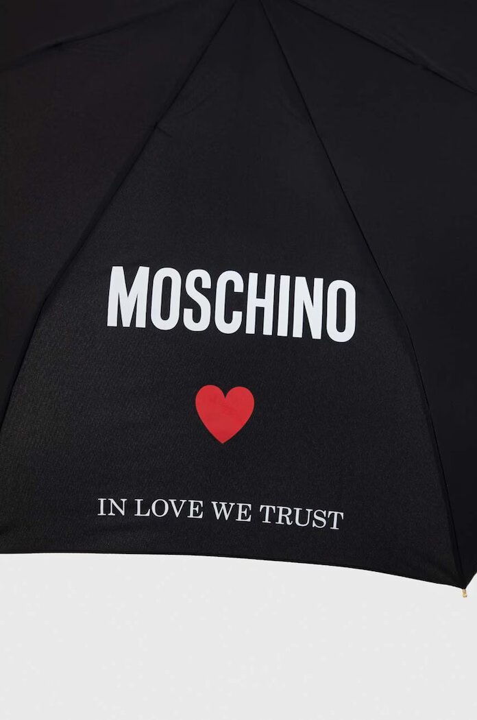 Moschino Чадър в черно 8956 OPENCLOSEA