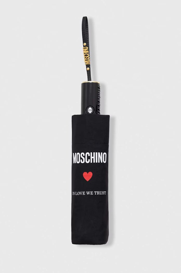 Moschino Чадър в черно 8956 OPENCLOSEA