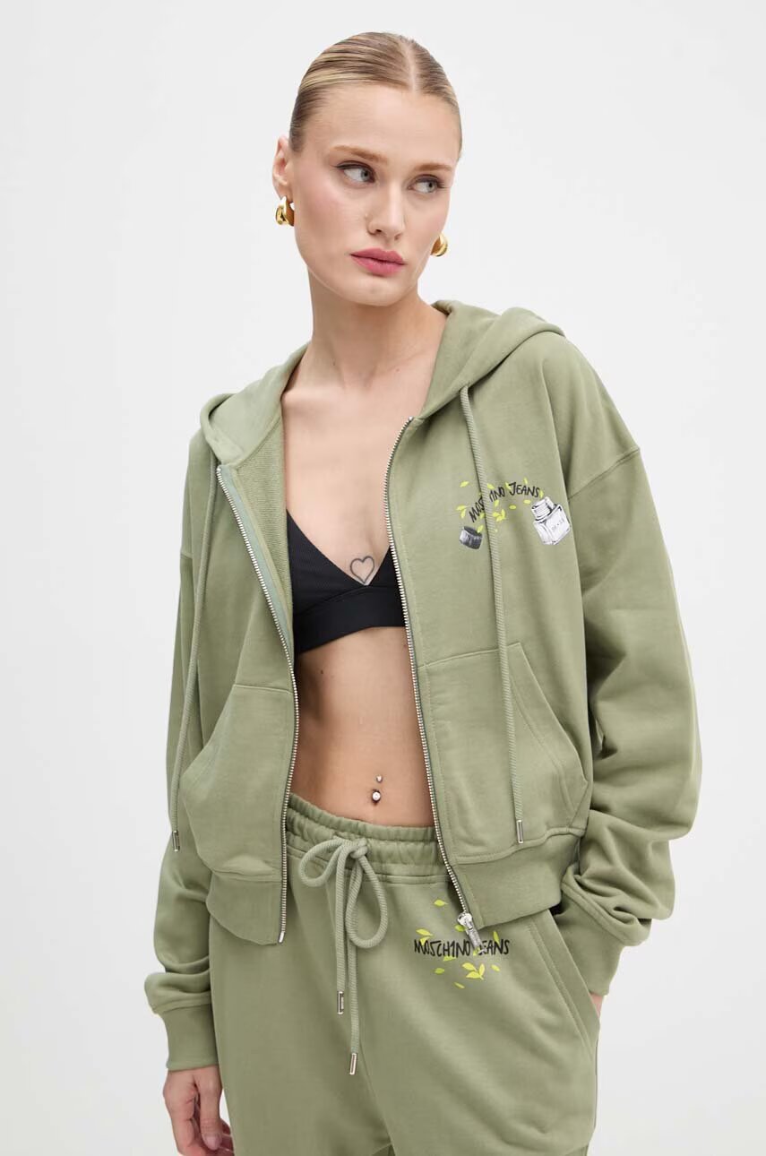 Moschino Jeans Детски памучен суичър