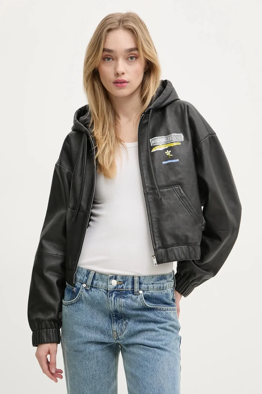 Moschino Jeans Кожено яке