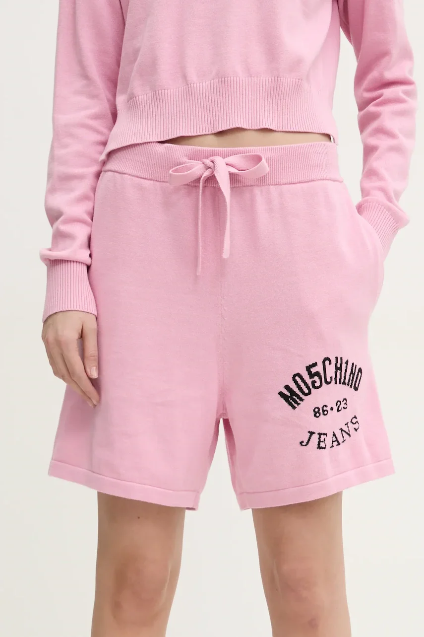 Moschino Jeans Памучен къс панталон
