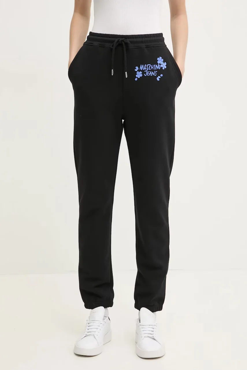 Moschino Jeans Памучен спортен панталон